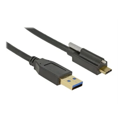 Image de Delock Câble USB type A (M) pour 24 pin C 3.1 Gen 2 3 1 m vis moletées noir