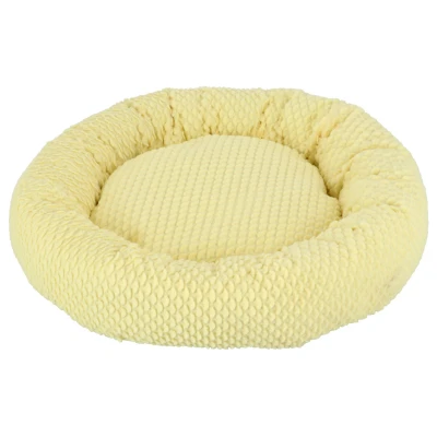 Afbeelding van Adori Donut Maddy Kattenmand Ø50x17 cm Geel