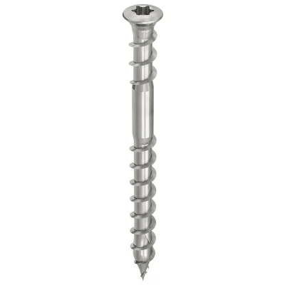 Afbeelding van HECO TOPIX Plus vlonderschroef 5x50mm lenskop RVS deeldraad HD 20 61756 (Per 200 stuks)