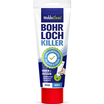 Afbeelding van Gaat en scheurvuller wit voor binnen, 330 g, het snel repareren van deuvelgaten kleine scheuren