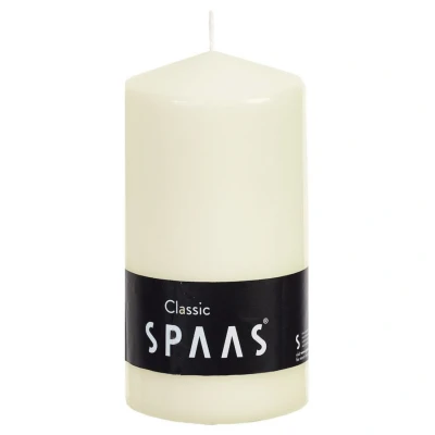 Afbeelding van Spaas Cilinderkaars 60/150 Ø60x150 mm Branders Ivoor Ca. 45 H