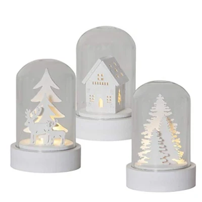 Afbeelding van Star Trading Kupol, Lichtdecoratie figuur, Wit, IP20, 3 gloeilamp(en), LED, 0,06 W