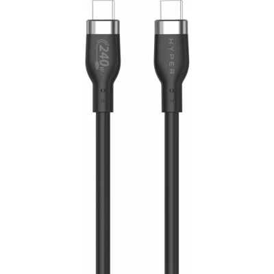 Afbeelding van HYPER HJ4001BKGL, 1 m, USB C, 2.0, 0,48 Gbit/s, Zwart