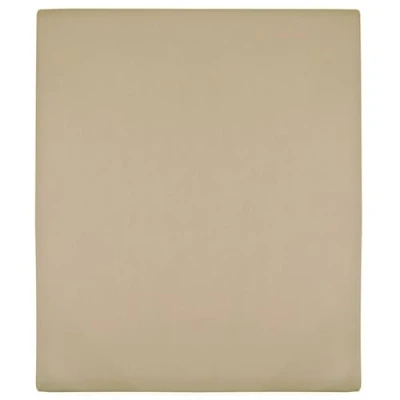Afbeelding van Hoeslakens jersey 2 st 180x200 cm katoen taupe