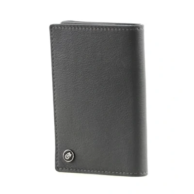 Afbeelding van MANDARINA DUCK Leren Kaarthouder Downtown Wallet Iron Gate Donkergrijs