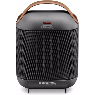 Afbeelding van Delonghi Hfx30C18.Ag Keramische Kachel 1800W Antraciet/Bruin