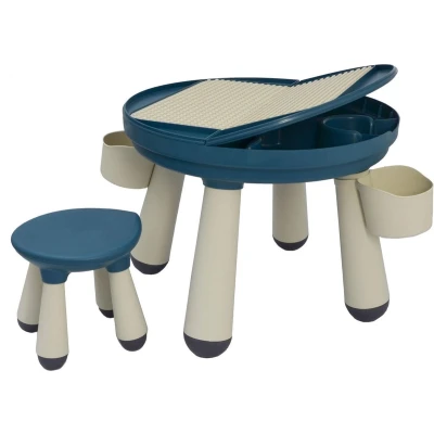 Afbeelding van 3 in 1 Activiteiten Speeltafel Compatibel met grote merken Kindertafel en Stoel jaar +
