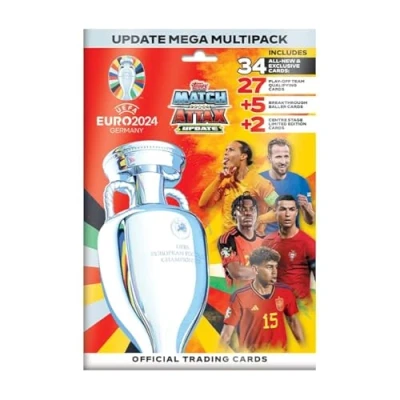Afbeelding van Topps Officiële Euro 2024 Match Attax Update Mega Multipack (34 Nowe Karty!)