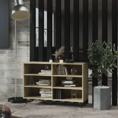 Afbeelding van Dressoir 103,5x35x70 cm spaanplaat sonoma eikenkleurig