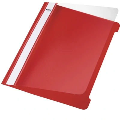 Image de LEITZ Chemise à lamelle Standard, format A5, en PVC, rouge