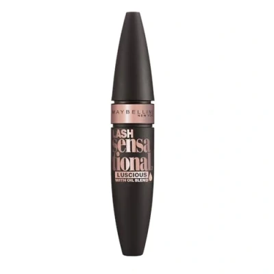 Afbeelding van Maybelline Lash Sensational Luscious 03 Very Black Volume Mascara met Verzorgende Oliën 9,5 ml