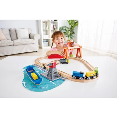 Afbeelding van Hape Lift &amp; Load Harbour Set