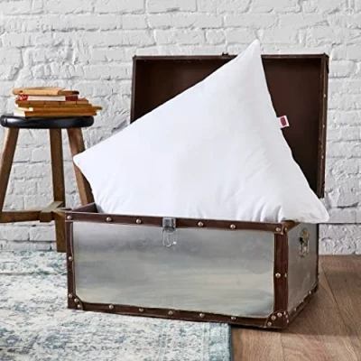 Afbeelding van DODO Set van 2 kussens, 60 x cm, medium comfort, synthetisch Taiga, ultrazacht en ademend gevoel, gemaakt in Frankrijk, machinewasbaar op 40 C