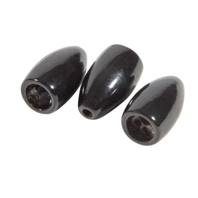 Afbeelding van Ultimate Tungsten Bullet Weight Black 5.3g 3pcs Lood vervanger