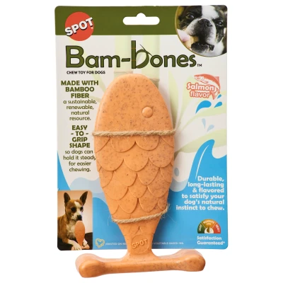 Afbeelding van Spot Bam Bones Kauwbot Vis Zalm Medium