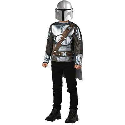 Image de Set déguisement Star Wars The Mandalorian Top et masque