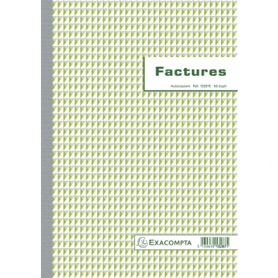 Afbeelding van Exacompta facturen, ft 29,7 x 21 cm, dupli, Franstalig factuurboeken