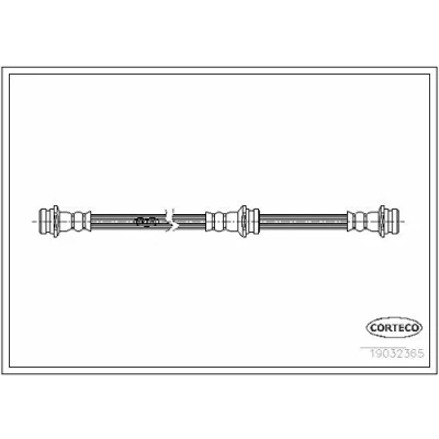 Afbeelding van CORTECO 19032365 Remslang Achteras 362