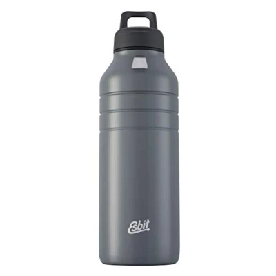 Afbeelding van Esbit Majoris Waterfles 1 Liter Grijs RVS Drinkfles Lusdop