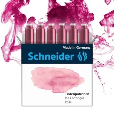 Image de Schneider Colour Direct Lot de 6 cartouches d&#039;encre pastel Rose