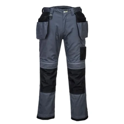 Afbeelding van Portwest PW3 T602ZBR44 werkbroek met holster, zoom, zwart, standaardmaat