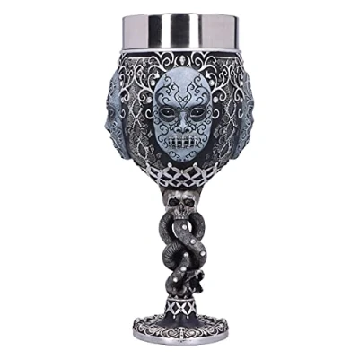 Afbeelding van Nemesis Now Harry Potter Death Eater Mask Voldemort Wijnkelk 19.5cm