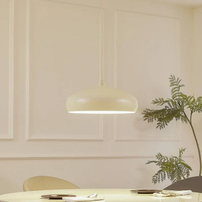 Afbeelding van Lindby hanglamp 1licht IJzer H: 16 cm E27 beige