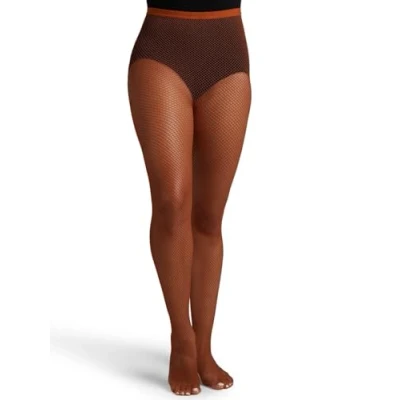 Afbeelding van Capezio Dames Professional Fishnet Seamless Panty, toffee, XL
