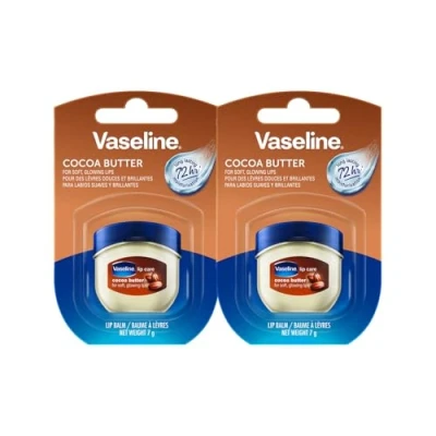 Image de Vaseline Lip Therapy Lot de 2 baumes à lèvres nourrissants au beurre coco pour une hydratation optimale