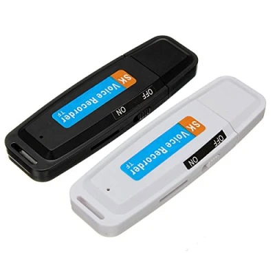 Afbeelding van MASUNN USB stick, flashdrive, digitale audio spraakrecorder, 32 GB, zwart