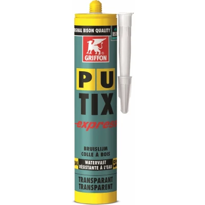 Afbeelding van Griffon pu tix express d4 310 ml, transparant, koker