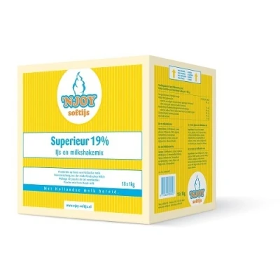 Afbeelding van Njoy IJsmix Poeder Superieur 19% (18x1kg)
