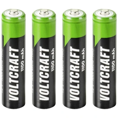 Afbeelding van VOLTCRAFT HR03 SE Oplaadbare AAA batterij (potlood) NiMH 1100 mAh 1.2 V 4 stuk(s)