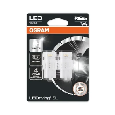 Image de OSRAM LEDriving SL, W21W, blanc 6000 K, double blister (2 lampes), rétrofit LED, utilisation tout terrain uniquement