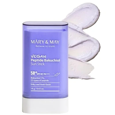 Afbeelding van Mary &amp; May Vegan Peptide Bakuchiol Sun Stick SPF50+ PA++++ 18g