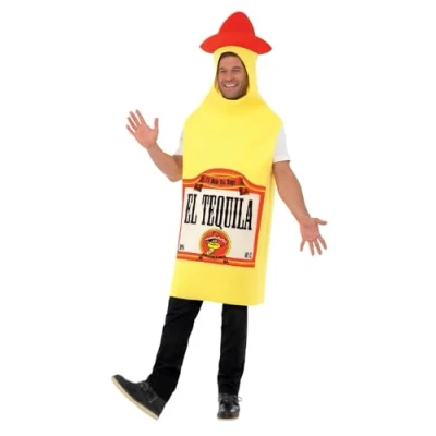 Afbeelding van SMKMI Smiffys Tequila fles kostuum met tabard