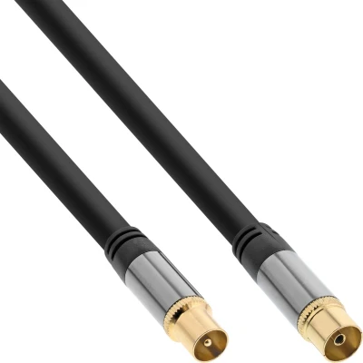 Afbeelding van InLine 4G/LTE proof 4K Ultra HD IEC (m) (v) coaxkabel / recht 3 meter