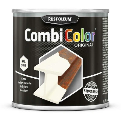 Afbeelding van Rust Oleum Combi Color Hoogglans Wit 250 ml
