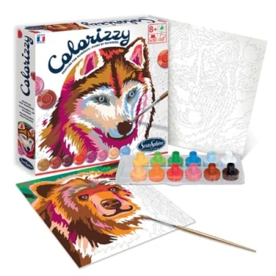 Afbeelding van SentoSphère Colorizzy Schilder op Nummer Bosdieren