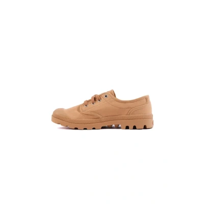 Afbeelding van Palladium Pampa Oxford Sneakers laag, Heren, Maat: 40, Brown Textiel
