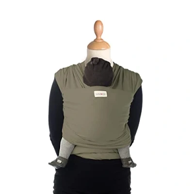 Afbeelding van Babylonia Tricot Slen Bamboo Khaki Green Draagdoek BDDTSB_1_707