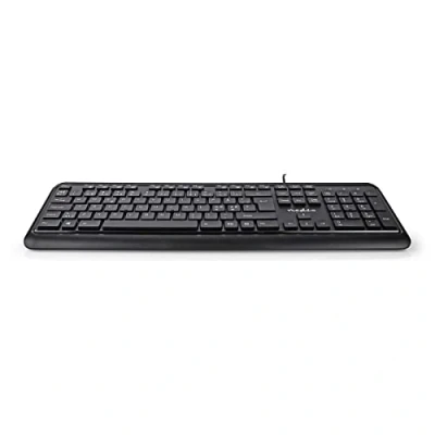 Afbeelding van Nedis Bedraad toetsenbord USB A Multimedia QWERTY Scandinavisch Numeriek