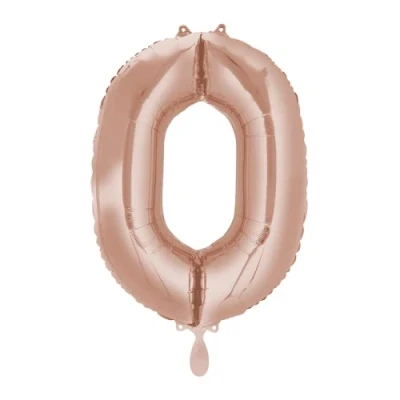 Afbeelding van Foil Ballon Mid Size Mettalic Roze Gold 66cm