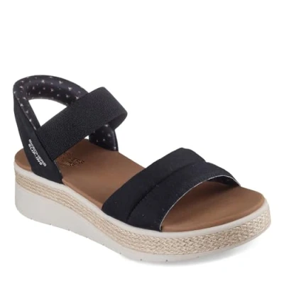 Afbeelding van Skechers Slip ins: BOBS Sun Ray Sandalen Dames Black EU 40 Zwart