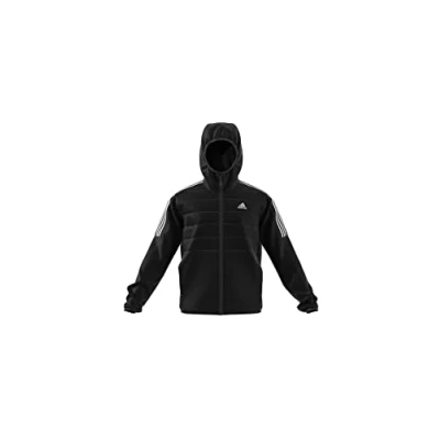 Afbeelding van adidas Essentials Geïsoleerde Hybride Jas met capuchon, middelzwaar, heren