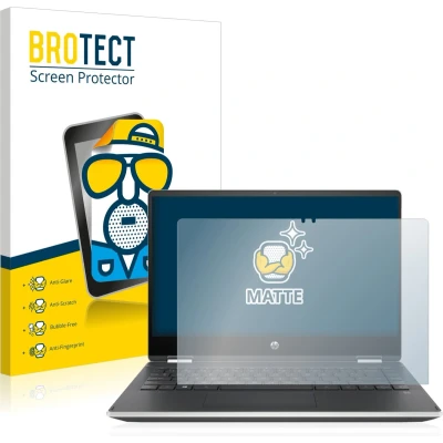 Afbeelding van BROTECT Screenprotector voor HP Pavilion x360 (14 dhX) Folie Beschermfolie matte