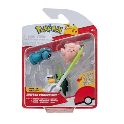 Afbeelding van POKEMON Battle Figuur 3 stuks CLEFAIRY, BELDUM, SIRFETCH&#039;D