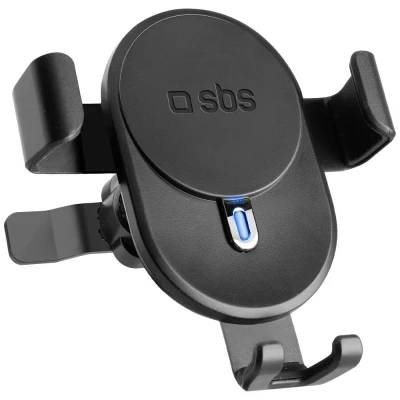 Afbeelding van SBS autohouder 15W draadloze oplader met zwaartekracht slot TESUPWIR15SCREW