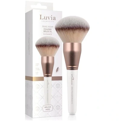 Afbeelding van Luvia Cosmetics 202 // Powder Brush XL Elegance Oogmakeuptool Coffee pearl, Dames, Maat: One Size, pearl