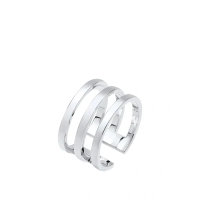 Afbeelding van Elli Basic Resizeable Ring, Dames, Maat: 54, Silberfarben